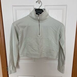 FLX 1/4 zip crop sweatshirt XS